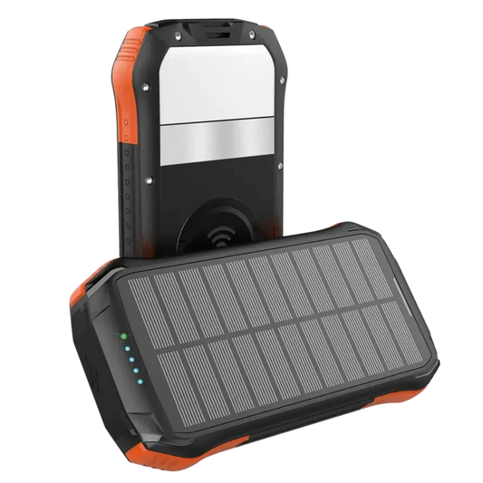 Wirelsess solar powerbank phone accessories torch
